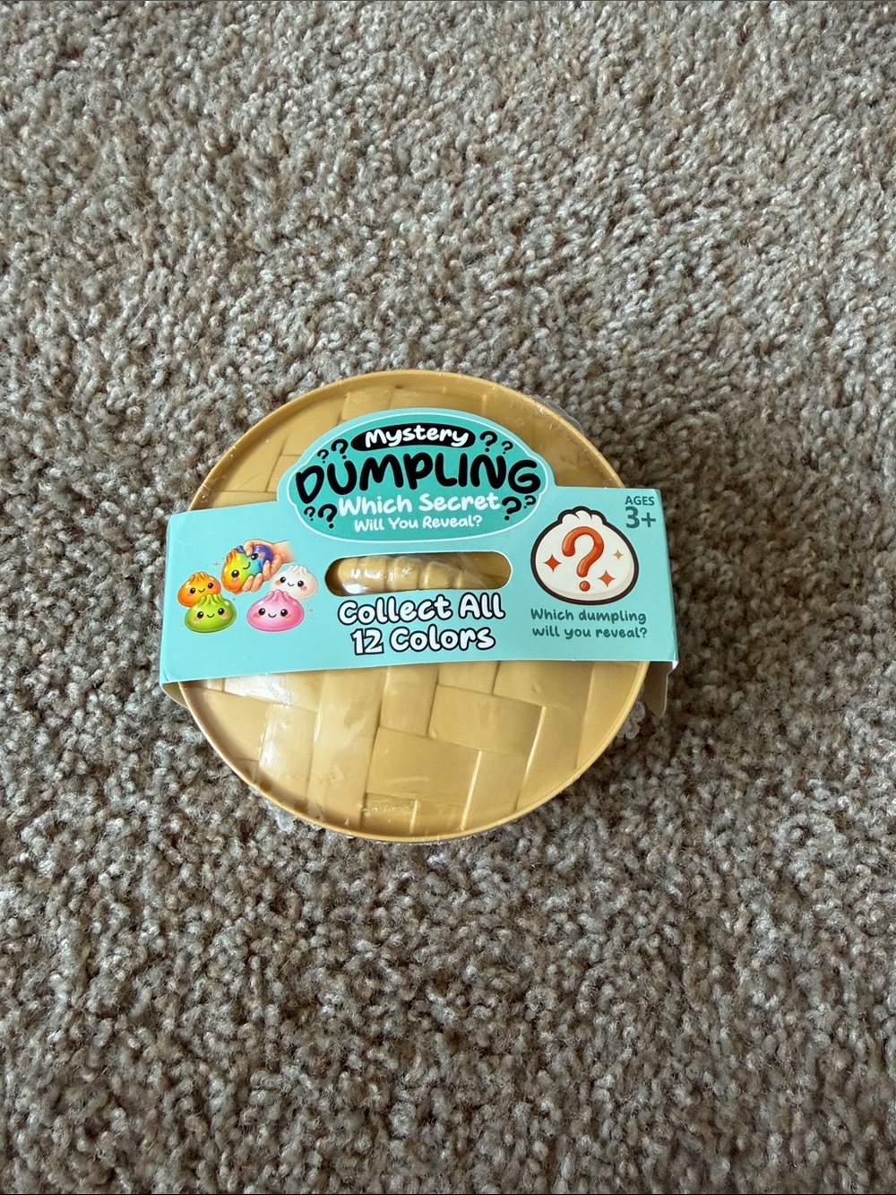 Mystery Dumpling Collectible Toy - Light Teal & Tan Packaging